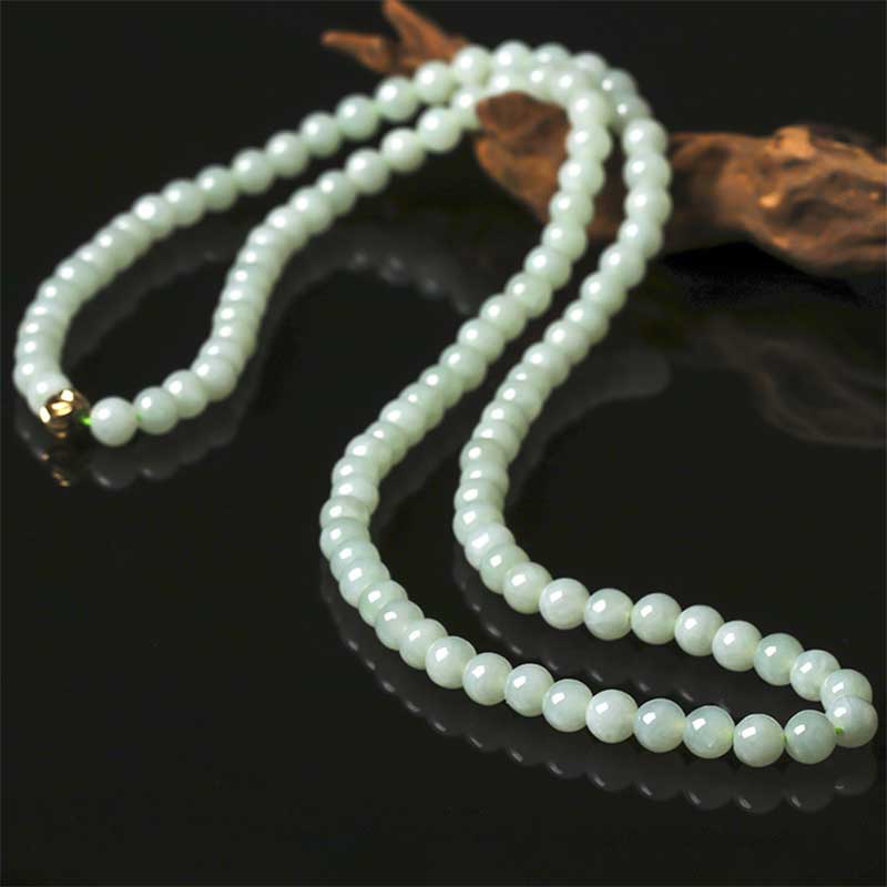 Pulsera de la Suerte de Jade de 108 Cuentas Mala