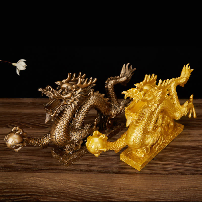 ❗❗❗Una venta flash: Buddha Stones Feng Shui Dragón Auspicioso Nube Riqueza Suerte Decoración