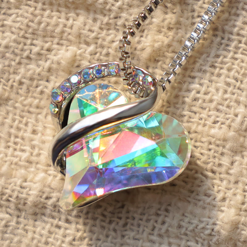 Colgante de collar de energía curativa con piedra natal de corazón de amor de Buddha Stones