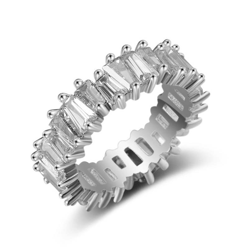 Anillo de riqueza de cobre con patrón simple
