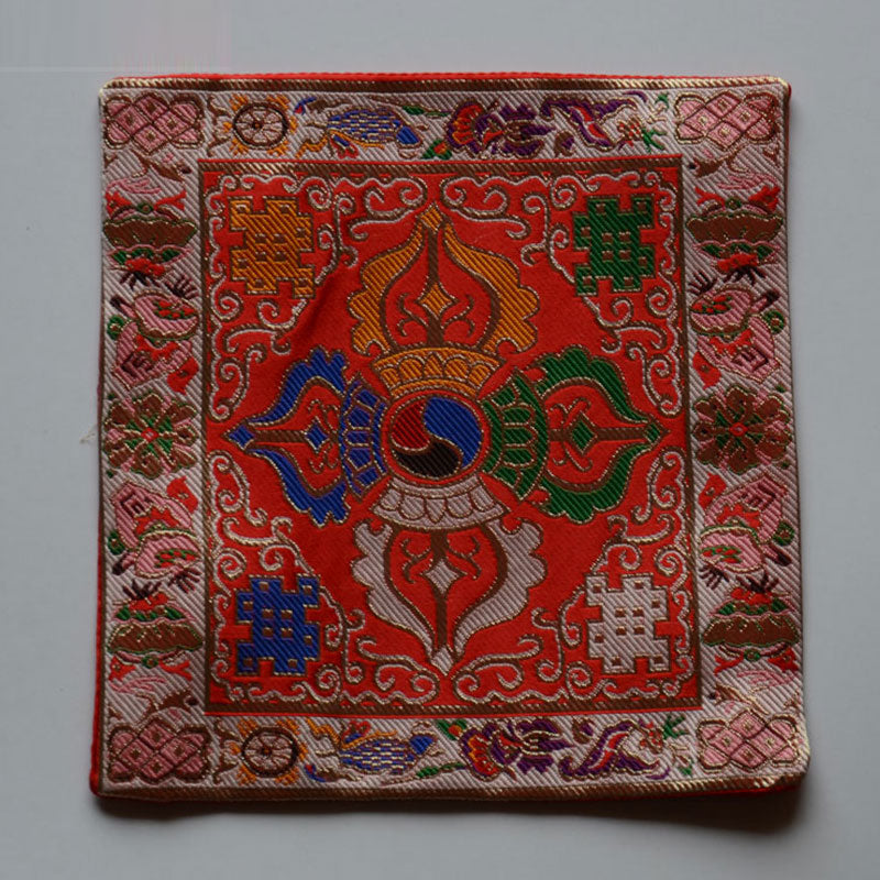 Buddha Stones Oración Alfombra De Altar Meditación Curativa Símbolos Propicios Vajra