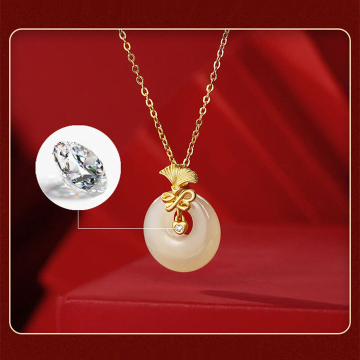 Colgante de plata de ley 925 con Buddha Stones, collar de prosperidad con flor de clavel de Jade Hetiano Natural - image 3