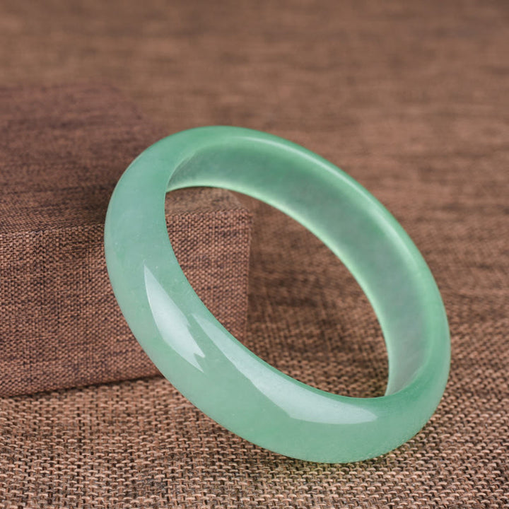 Pulsera de prosperidad curativa de la suerte de jade natural con Buddha Stones