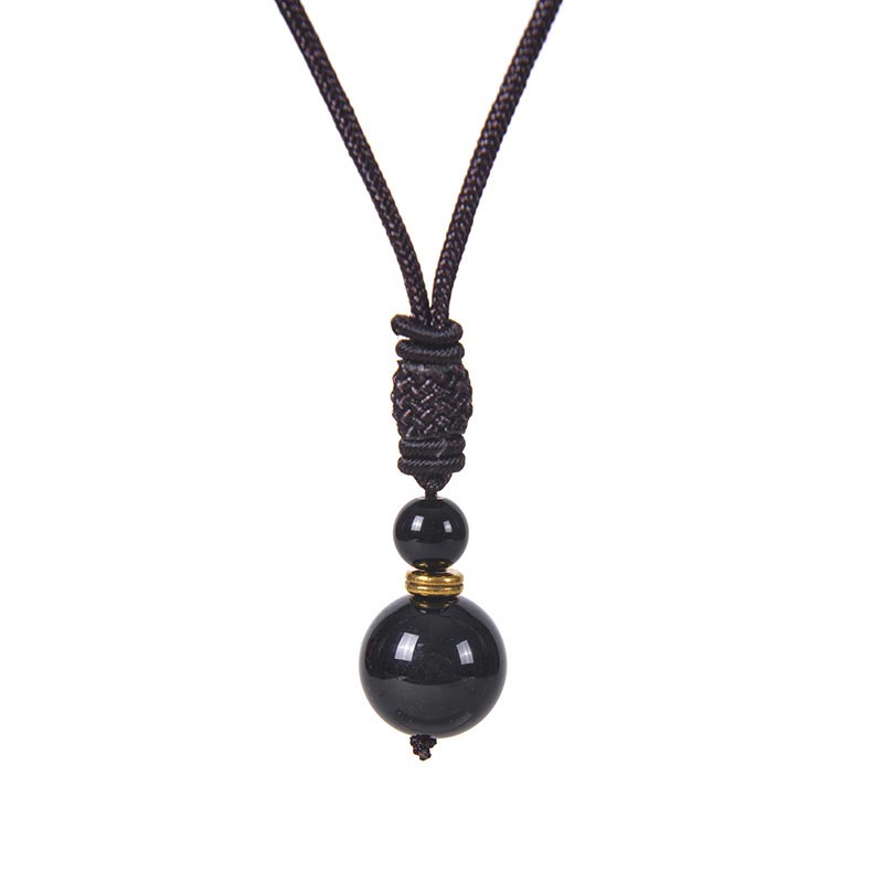 Collar de armonía de jade tibetano con Buddha Stones