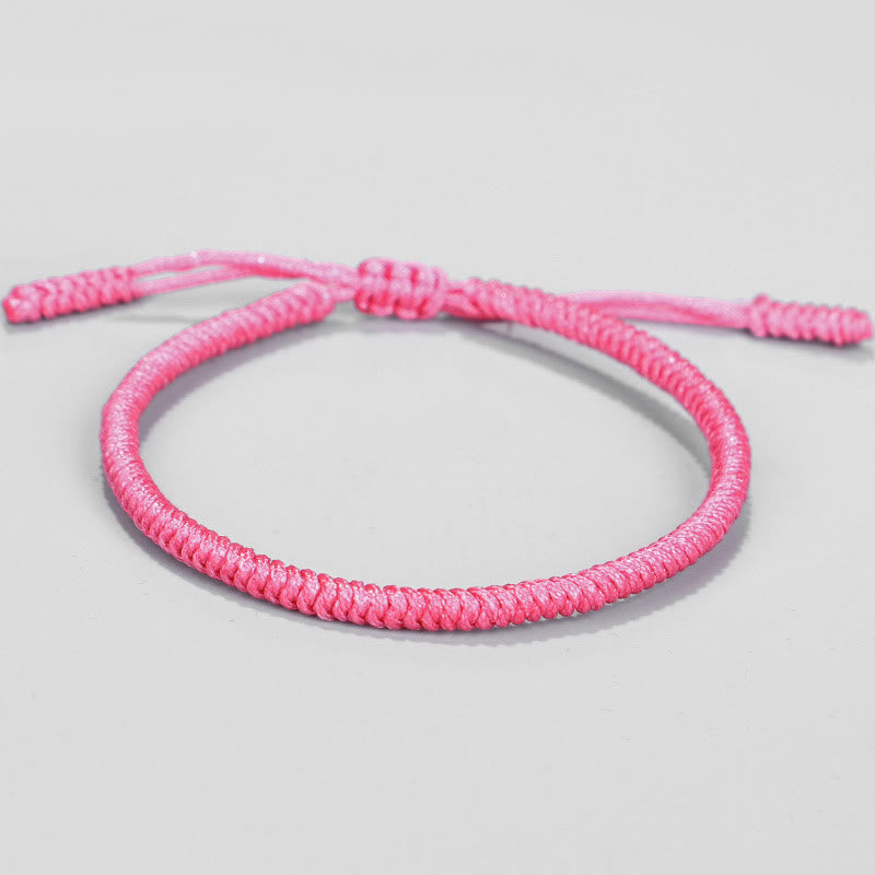 Pulsera trenzada de protección de nudo King Kong tibetano de Buddha Stones 3 piezas