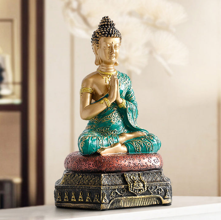 Decoración de estatua de resina de compasión de Buda de Buddha Stones de Buda