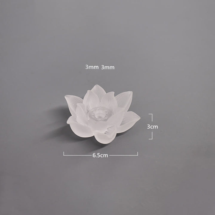 Quemador de incienso Mini Lotus Liuli Crystal Healing Meditation Stick