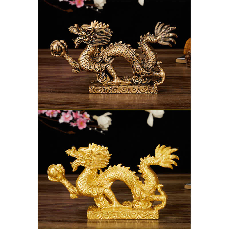 ❗❗❗Una venta flash: Buddha Stones Feng Shui Dragón Auspicioso Nube Riqueza Suerte Decoración