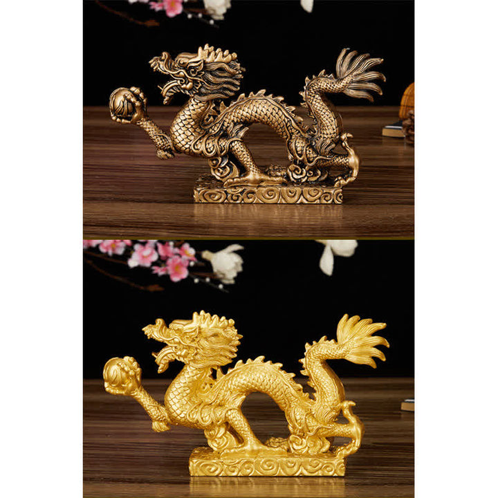 ❗❗❗Una venta flash: Buddha Stones Feng Shui Dragón Auspicioso Nube Riqueza Suerte Decoración