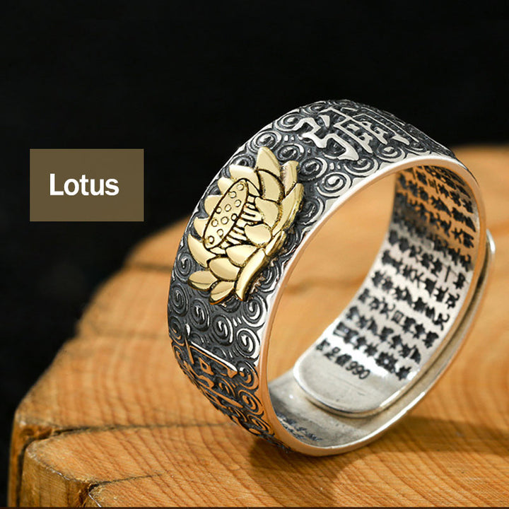 Anillo ajustable de la suerte de la riqueza de Buda Natal del zodiaco chino de Buddha Stones de Buda