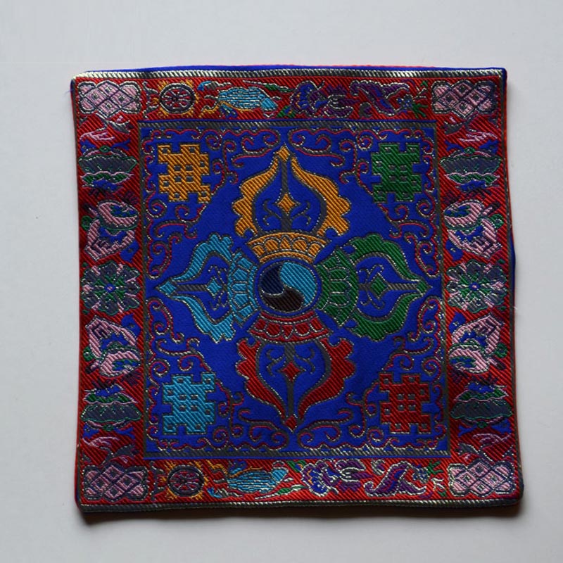 Buddha Stones Oración Alfombra De Altar Meditación Curativa Símbolos Propicios Vajra