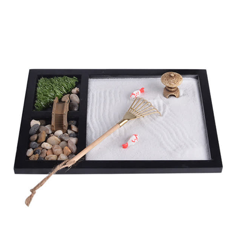Pez Koi Pequeño Puente Calma Paz Meditación Zen Jardín Decoración