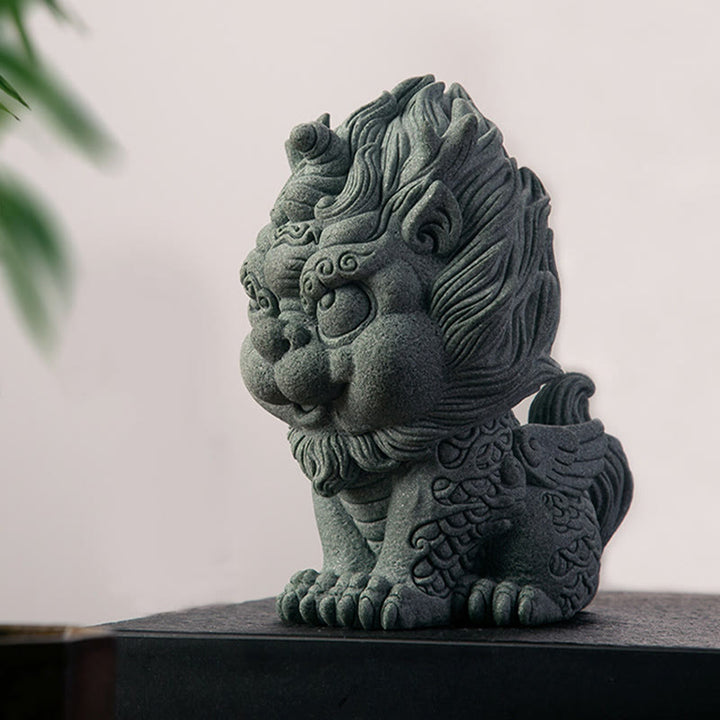Buddha Stones FengShui pequeño PiXiu riqueza suerte decoración del hogar
