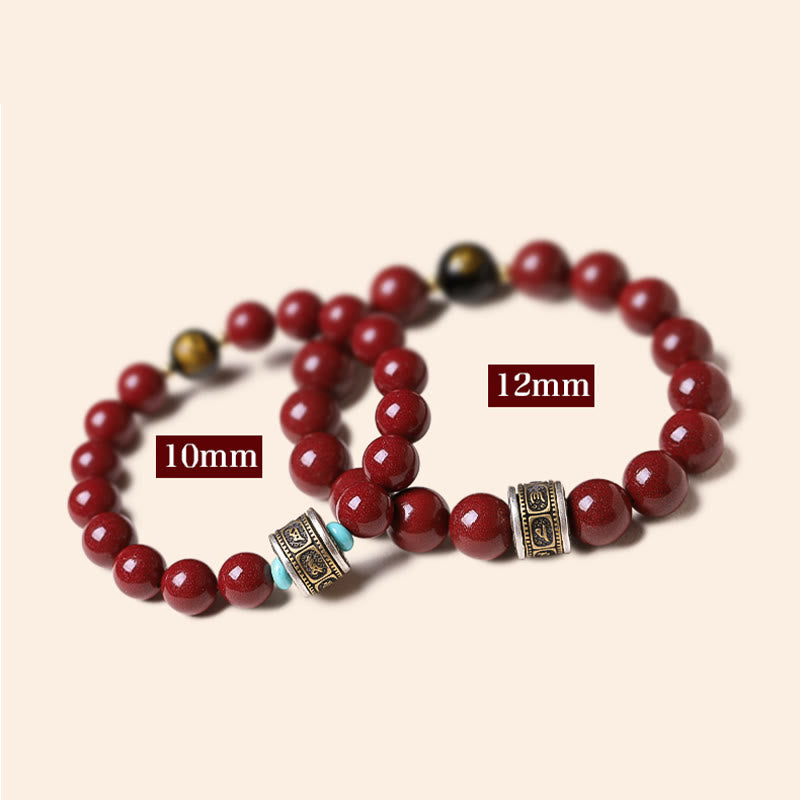 Pulsera de plata de ley 925 con Buddha Stones , zodíaco chino, Buda natal, cinabrio, Om Mani Padme Hum - image 18