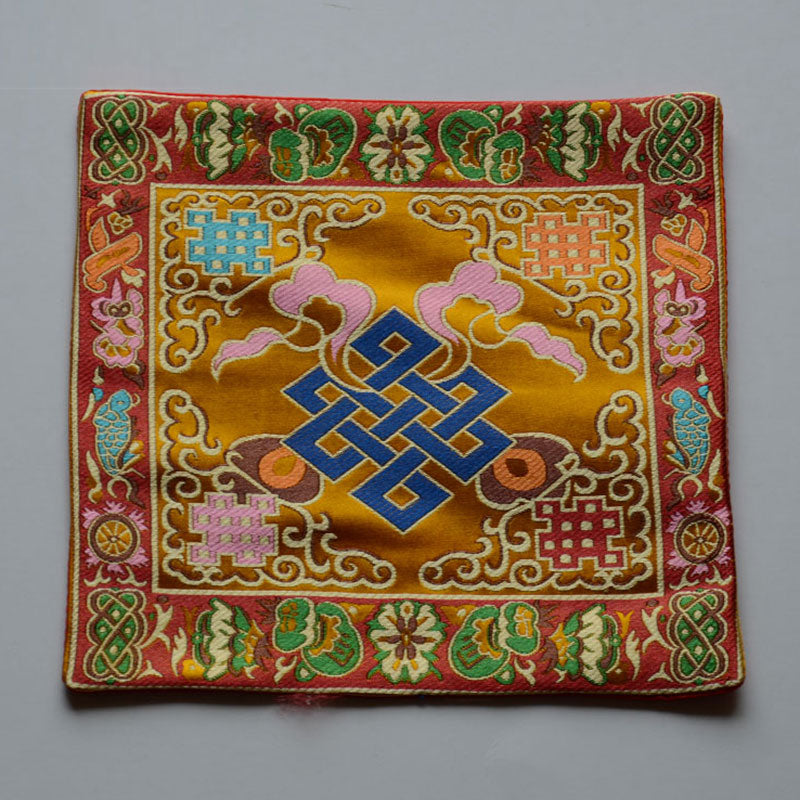 Buddha Stones Oración Alfombra De Altar Meditación Curativa Símbolos Propicios Vajra