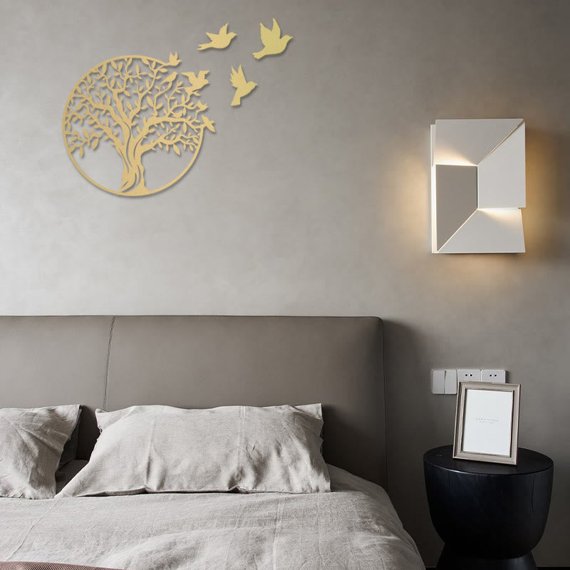 Buddha Stones Árbol de la vida Signo de pájaros Regalo de inauguración Unity Wall Art