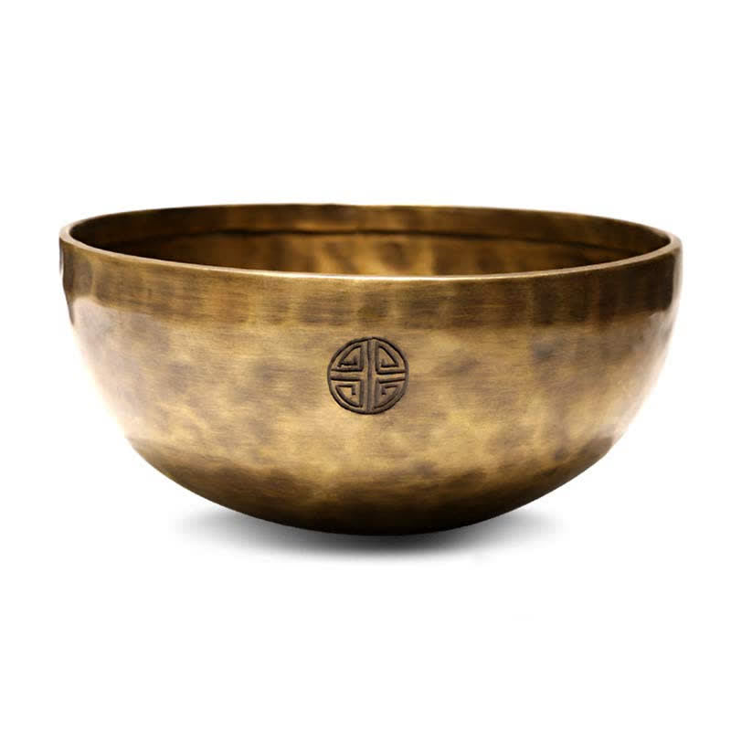 Cuenco tibetano de luna llena con arcoíris lunar, hecho a mano para sanación y meditación. Juego de cuencos de sonido de energía positiva. - image 0