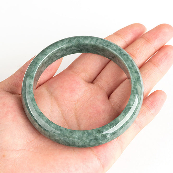Pulsera de jade natural con Buddha Stones para la suerte y la riqueza