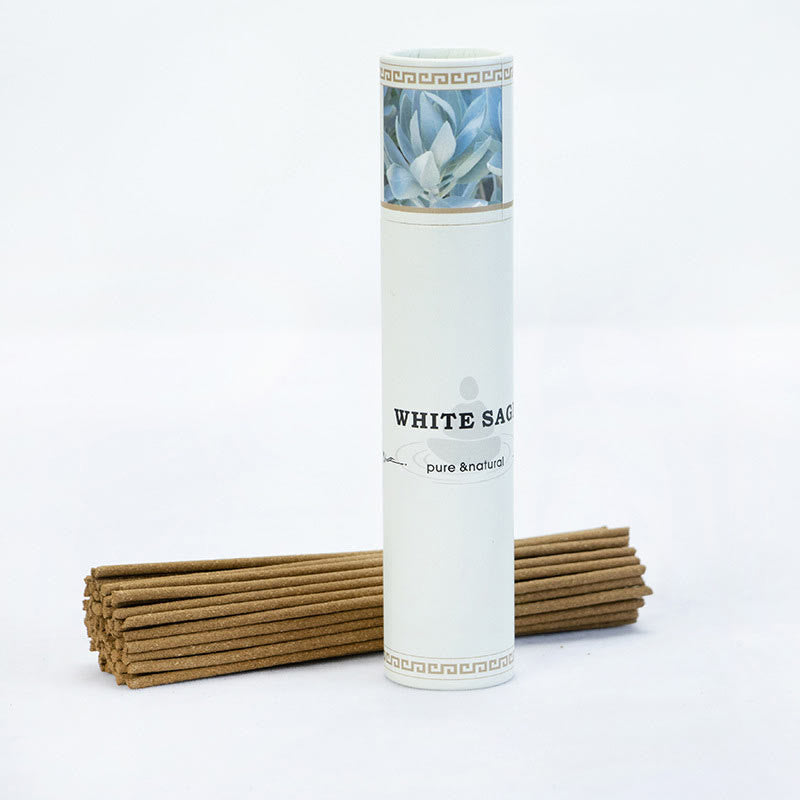 Incienso de Salvia Blanca Purificar Meditación Curativa Varitas de Incienso de Salvia de California