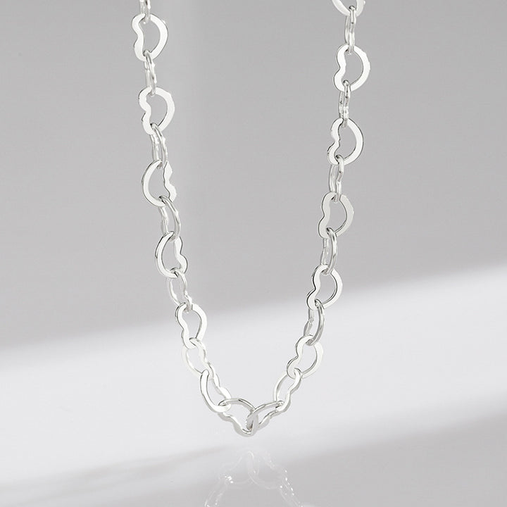 Colgante de plata de ley 925 con símbolo de Hamsa de mal de ojo, cadena de suerte y prosperidad - Cadena del corazón - image 19