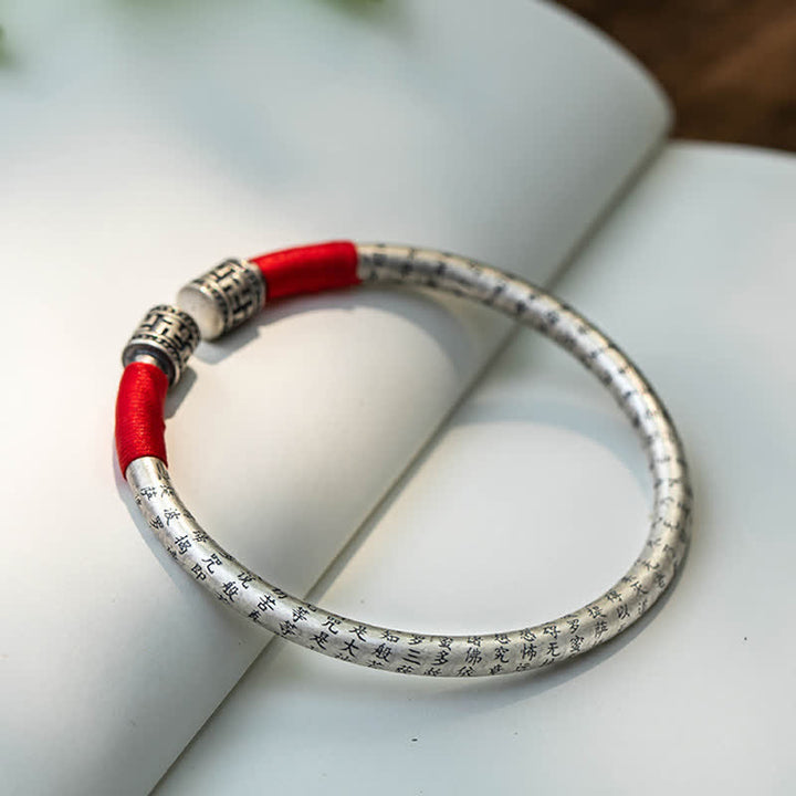 Buddha Stones Tíbet Om Mani Padme Hum Suerte Pulsera de Hilo Rojo Brazalete