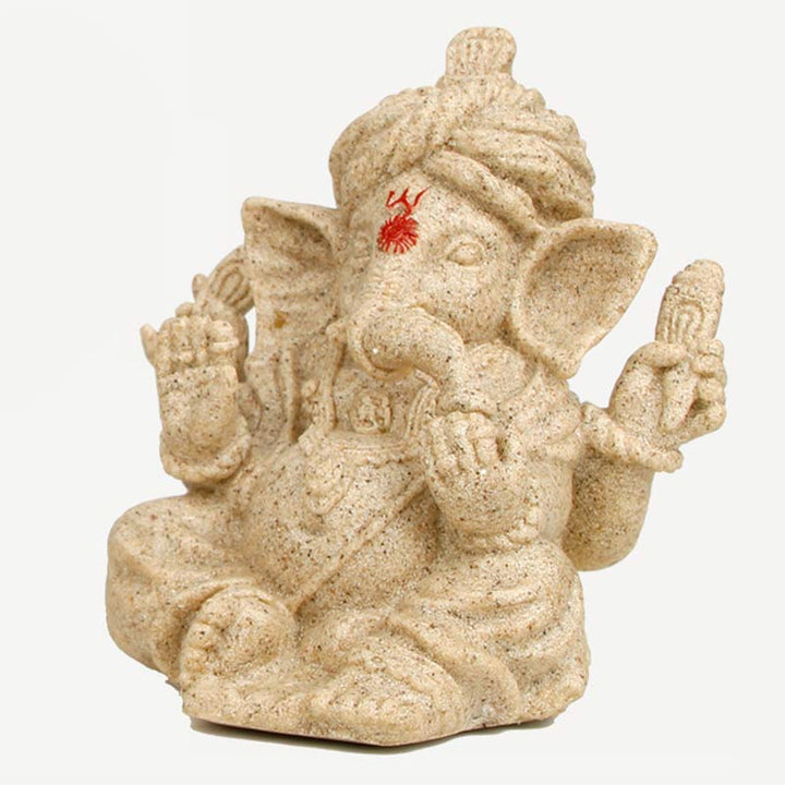 Estatua de elefante Ganesh Ganpati, transformación, decoración del hogar