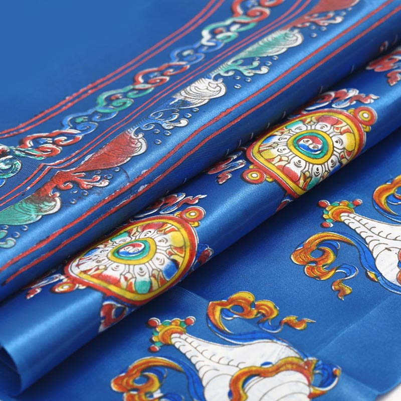 Buddha Stones, bendición de la suerte tibetana, decoración Khata de 5 colores - image 5