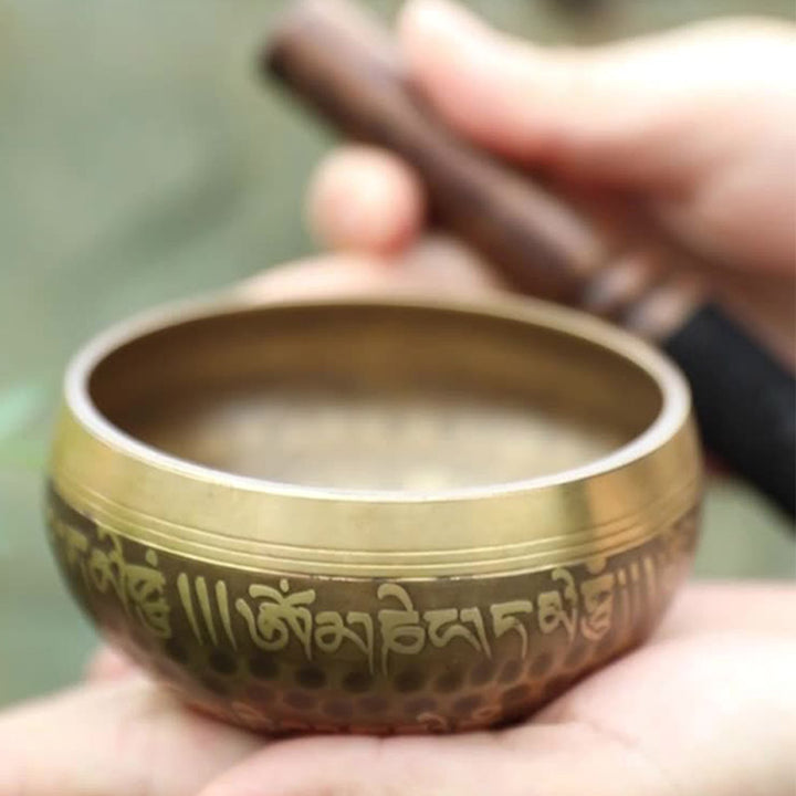 Juego de cuencos tibetanos artesanales para yoga y meditación. - image 2