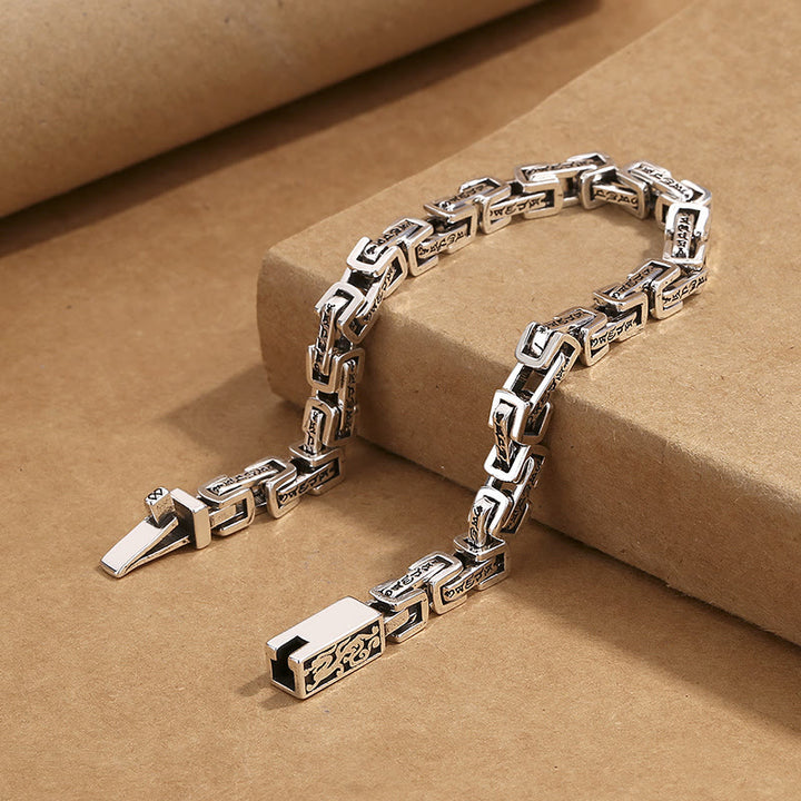 Pulsera de cobre con Buddha Stones, dragón Om Mani Padme Hum grabado, suerte y éxito - image 2