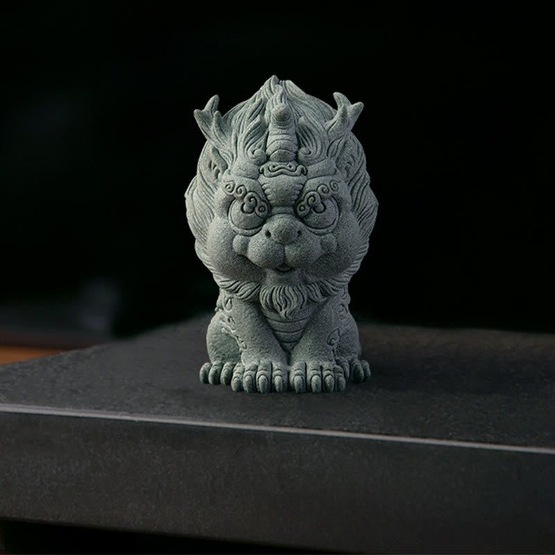 Buddha Stones FengShui pequeño PiXiu riqueza suerte decoración del hogar - image 1