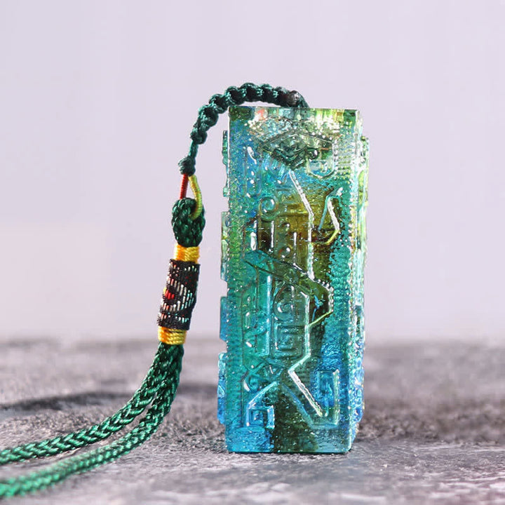 Pieza de arte de cristal Liuli hecha a mano Feng Shui, decoración para el hogar y la Oficina - image 0