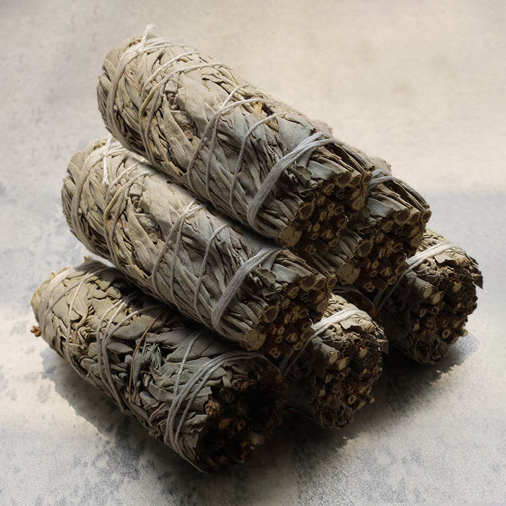 Buddha Stones Smudge Stick para limpieza del hogar, incienso, curación, meditación y rituales de California Smudge Sticks