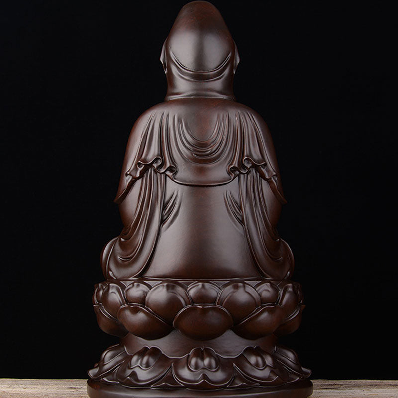 Avalokitesvara Ébano Loto Armonía Bendición Decoración del Hogar