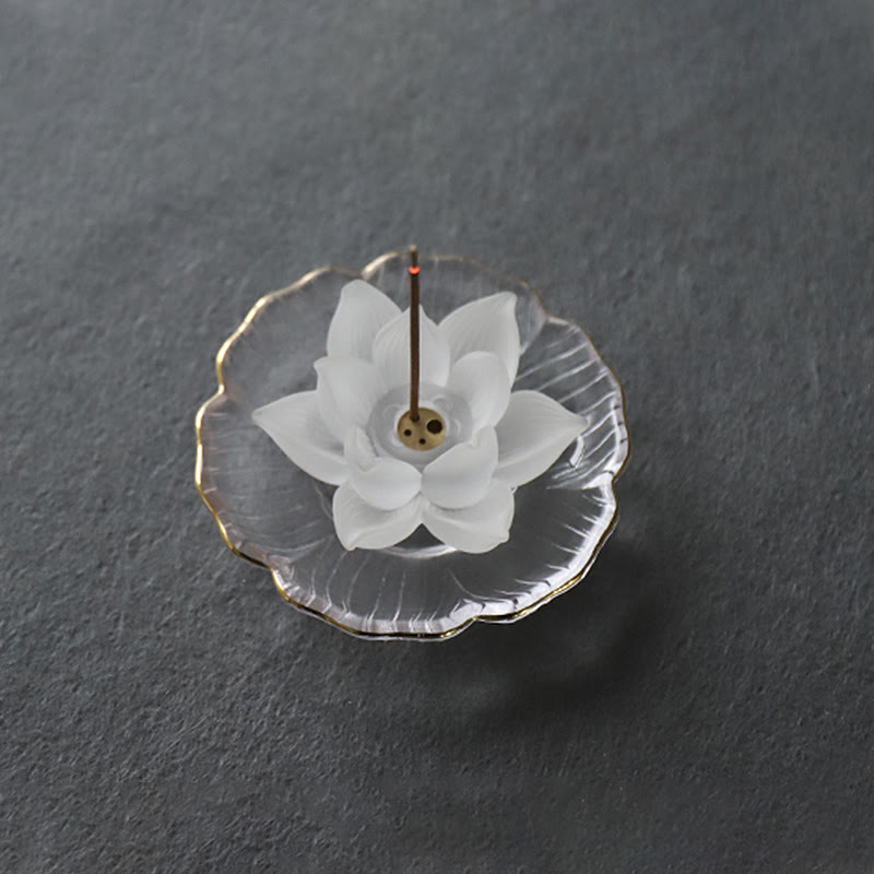 Quemador de incienso Mini Lotus Liuli Crystal Healing Meditation Stick - image 11