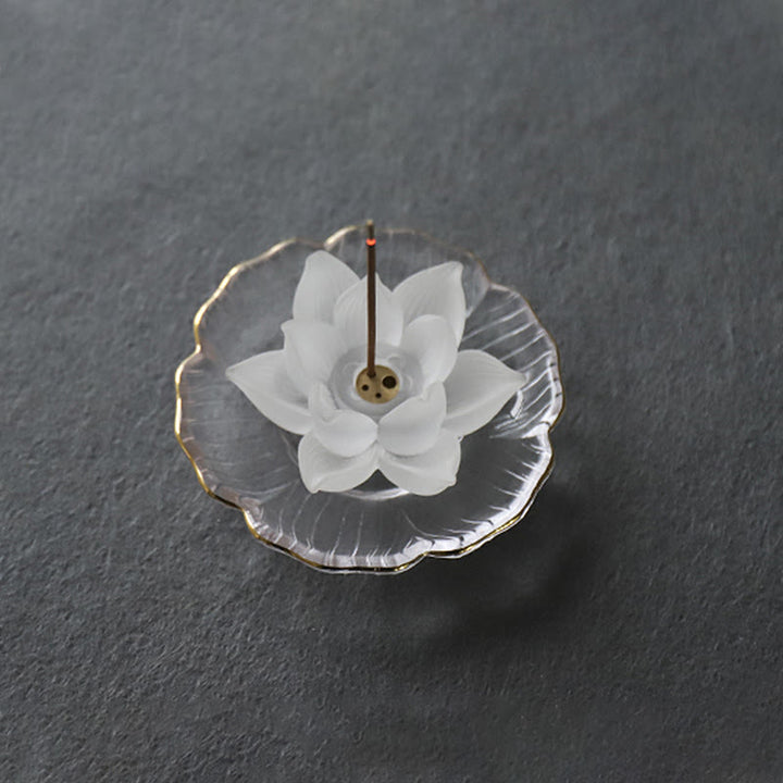 Quemador de incienso Mini Lotus Liuli Crystal Healing Meditation Stick - image 11