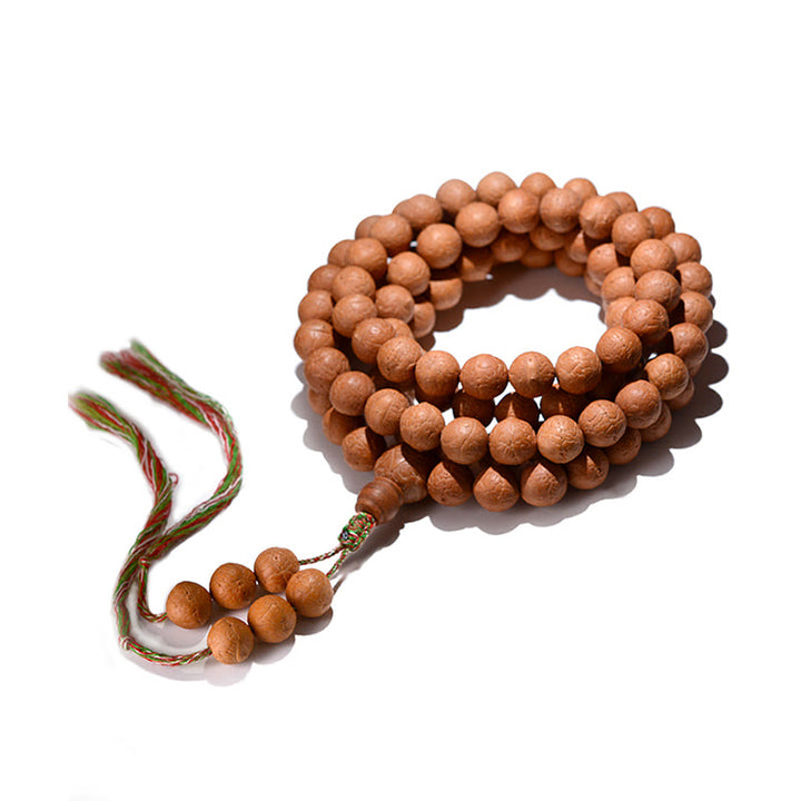 Buddha Stones 108 cuentas Mala Nepal semilla Bodhi suerte riqueza borla pulsera