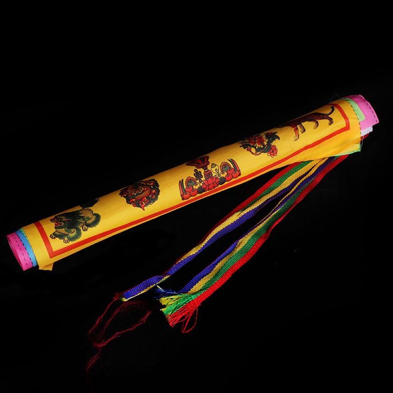 Bandera de oración para exteriores con bendición tibetana (10 unidades) - image 6