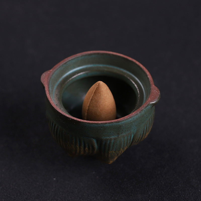 Quemador de incienso colgante para meditación, Buddha Stones, loto, decoración