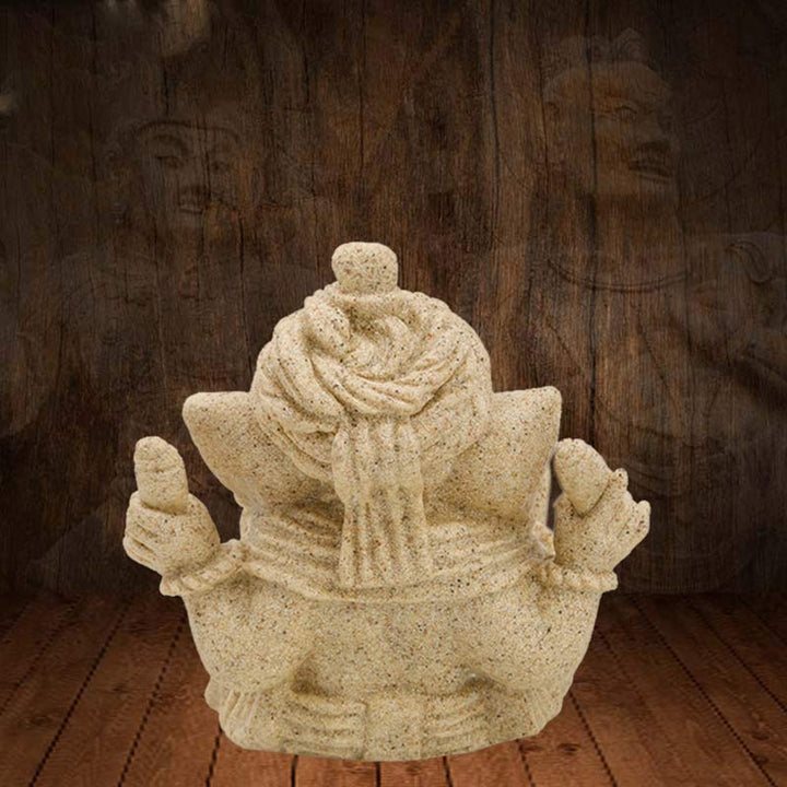Estatua de elefante Ganesh Ganpati, protección de bendición, decoración del hogar