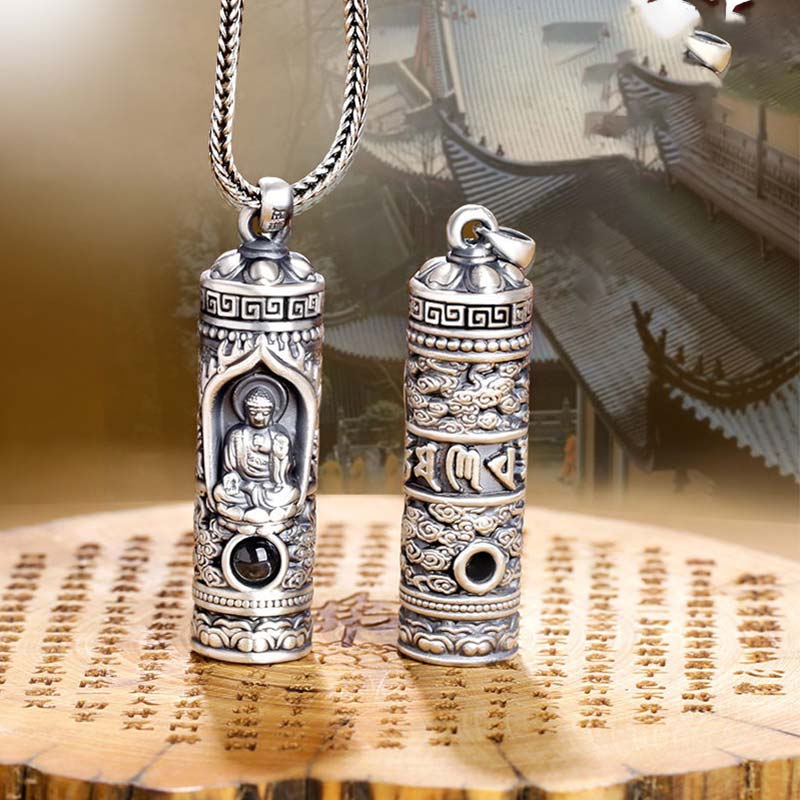 Colgante de collar de prosperidad de proyección de Buda natal del zodiaco chino - image 18
