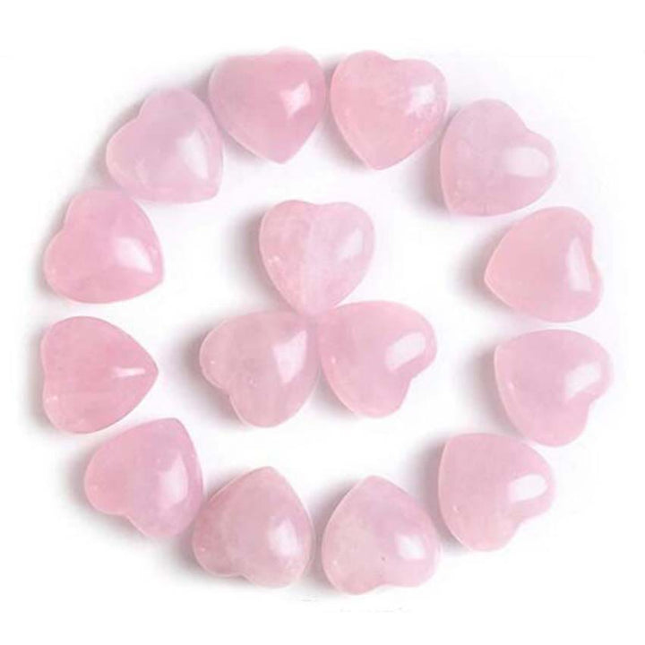 Decoración de amor con piedra de ojo de tigre, amatista natural - Cristal rosa*15 piezas - image 5