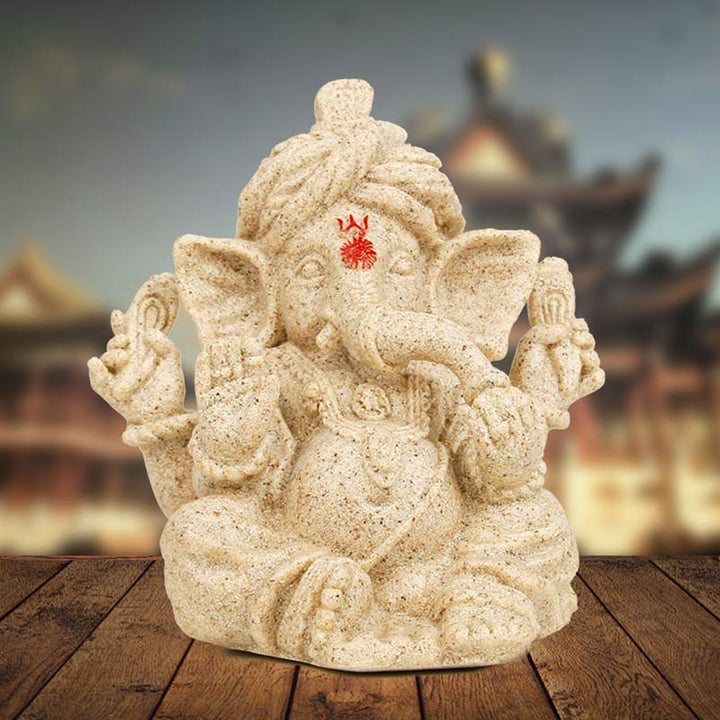 Estatua de elefante Ganesh Ganpati, transformación, decoración del hogar
