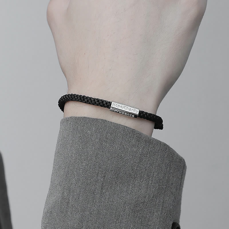 Pulsera de hilo trenzado Seven Deadly Sins Seven Virtues