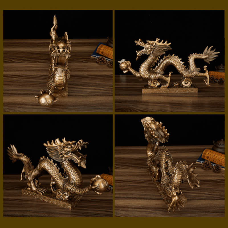 Buddha Stones Feng Shui Dragón Auspicioso Nube Riqueza Suerte Decoración - image 19