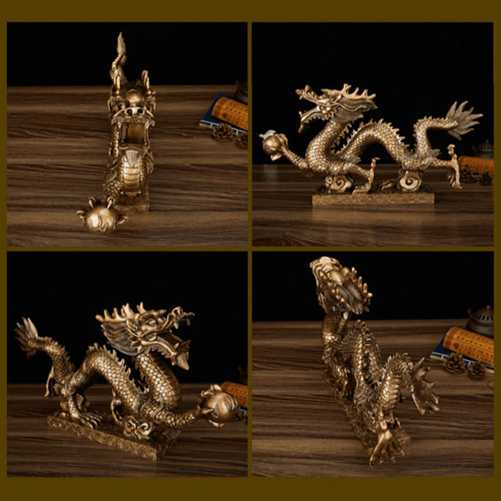❗❗❗Una venta flash: Buddha Stones Feng Shui Dragón Auspicioso Nube Riqueza Suerte Decoración