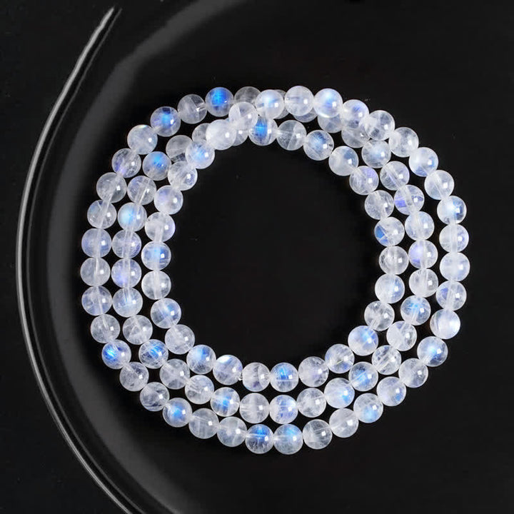 Pulsera positiva curativa de piedra lunar