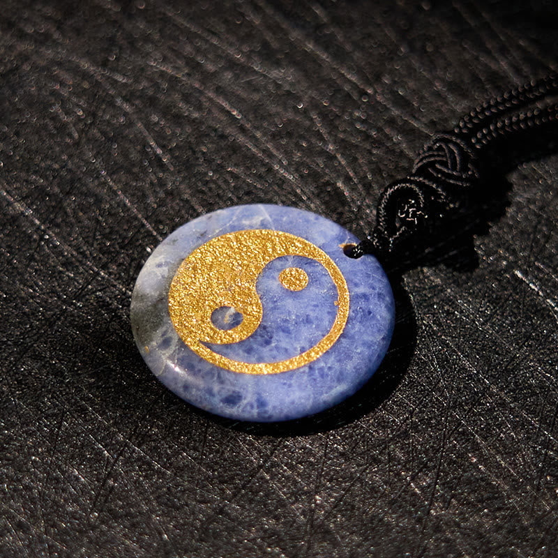 Buddha Stones, varios cristales, amatista, ojo de tigre, Aventurina verde, Yin Yang, collar espiritual, colgante