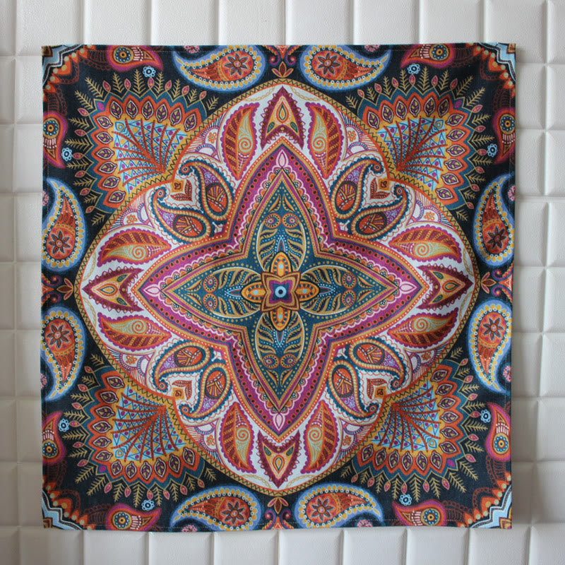 Mantel Boho Mandala, decoración de la cubierta de la mesa del hogar