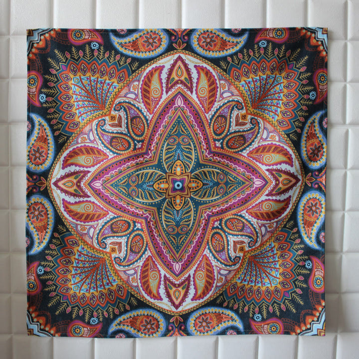 Mantel Boho Mandala, decoración de la cubierta de la mesa del hogar