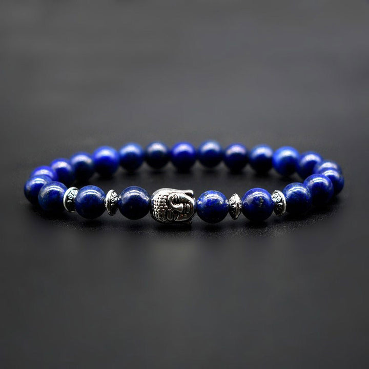 Pulsera curativa de amor con amatista y Buddha Stones